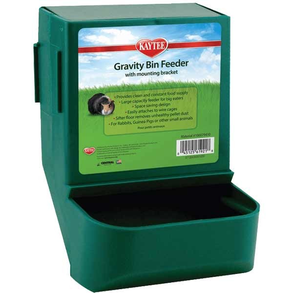 Kaytee Gravity Bin Feeder With Bracket 1 Kaytee Gravity Bin Feeder With Bracket