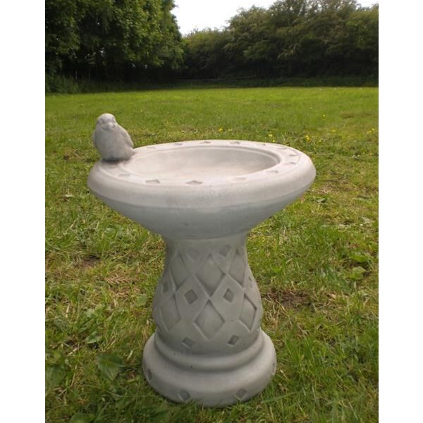 Wren Stone Bird Bath 28cm 1 Wren Stone Bird Bath 28cm