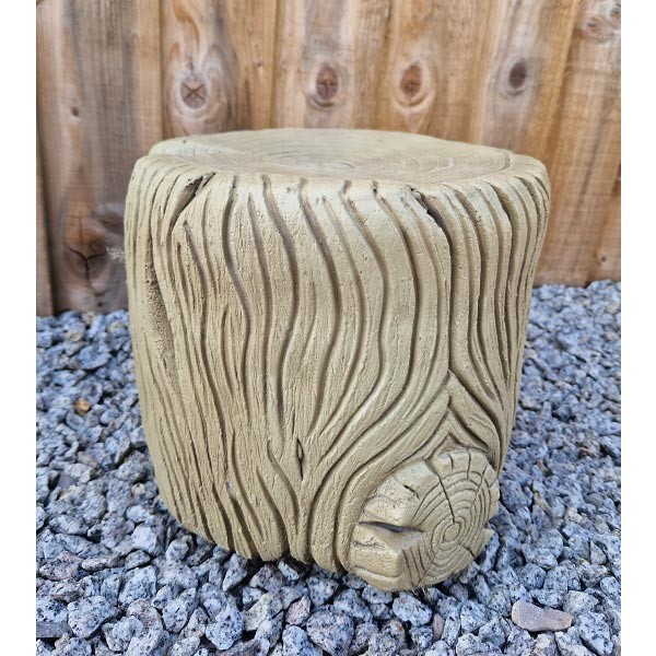 Mini Woodland Stool Stone Garden Ornament 23cm 1 Mini Woodland Stool Stone Garden Ornament 23cm