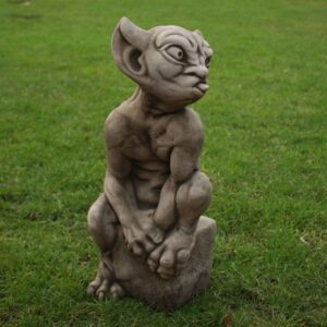 Gargoyle with Tongue Stone Garden Ornament 52cm