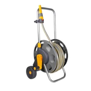 Hozelock Assembled 60m Hoze Reel Cart with 30m Hoze & Fitting