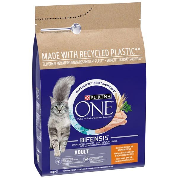 Purina One Chicken & Wheat Adult 3kg Dry Cat Food 1 Purina One Chicken & Wheat Adult 3kg Dry Cat Food
