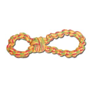 Good Boy Threads Bungee Figure of 8 Tug Dog Toy