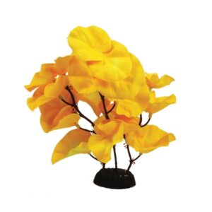 Hugo Kamishi Lily Yellow Silk Aquascaping Aquarium Plant Single 40cm