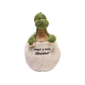 Plush Baby Dinosaur in Egg
