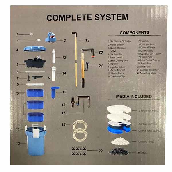 Betta 2000UV Canister Filter 5 Betta 2000UV Canister Filter - Image 5