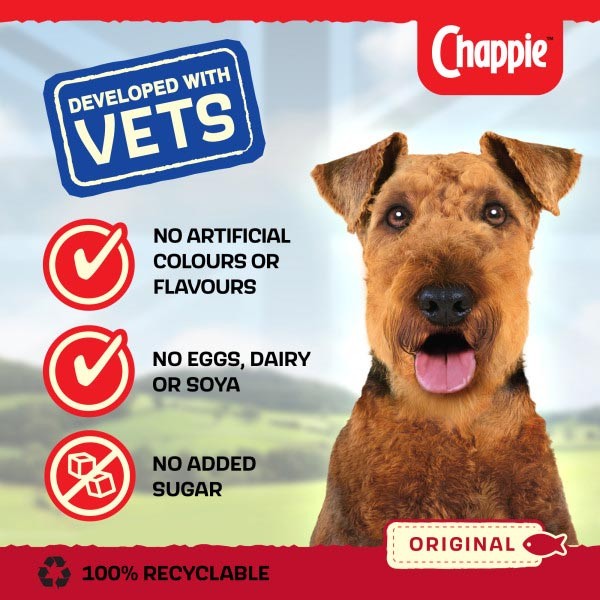 Chappie Original Tin 412g Wet Dog Food 2 Chappie Original Tin 412g Wet Dog Food - Image 2