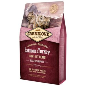Carnilove Salmon & Turkey Kitten 2kg Dry Cat Food