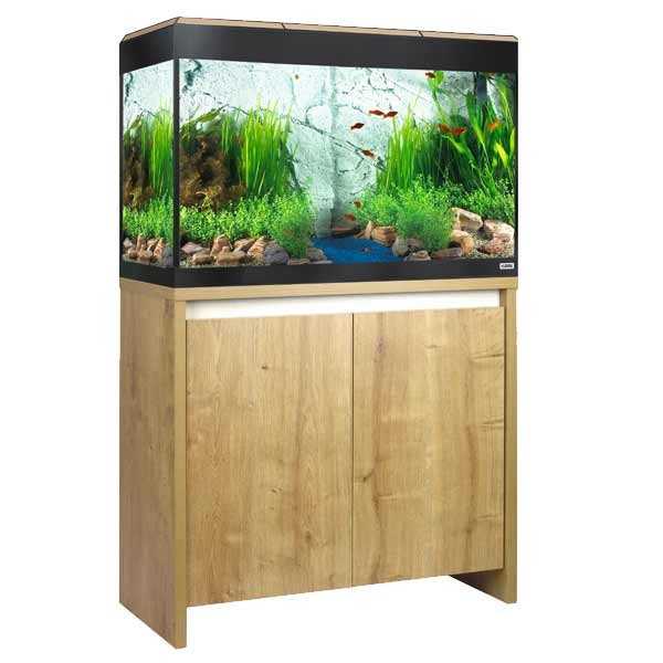 Fluval Roma 125 Oak Bluetooth LED Aquarium & Cabinet 1 Fluval Roma 125 Oak Bluetooth LED Aquarium & Cabinet