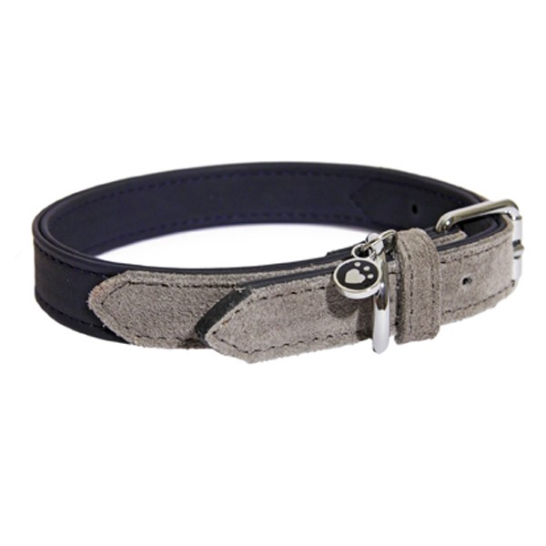 Rosewood Luxury Leather Soft Touch Navy Collar 8-12" 1 Rosewood Luxury Leather Soft Touch Navy Collar 8-12"