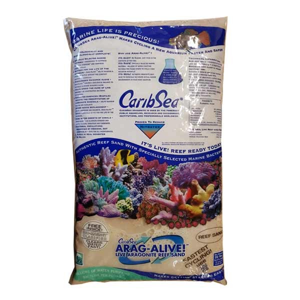 Caribsea Live Arginte Sand 20 lbs 1 Caribsea Live Arginte Sand 20 lbs