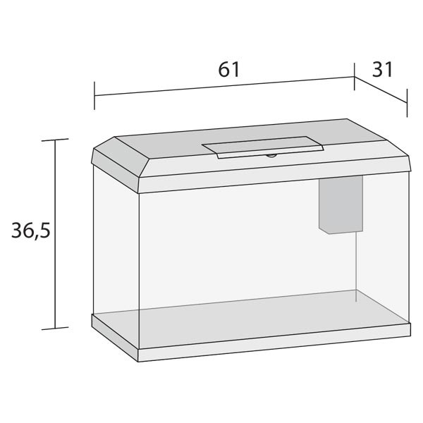 Juwel Primo Black 60 LED 2.0 Aquarium 3 Juwel Primo Black 60 LED 2.0 Aquarium - Image 3