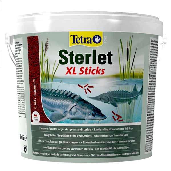 Tetra Pond Sterlet xL Sticks Bucket 5 Litres / 2400g 1 Tetra Pond Sterlet xL Sticks Bucket 5 Litres / 2400g