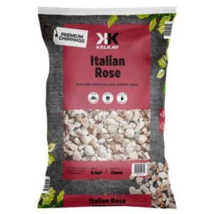 Italian Rose Premium White with Rose Tones Gravel Chippings 16-32mm