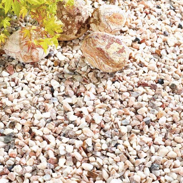 Italian Rose Premium White with Rose Tones Gravel Chippings 16-32mm 2 Italian Rose Premium White with Rose Tones Gravel Chippings 16-32mm - Image 2