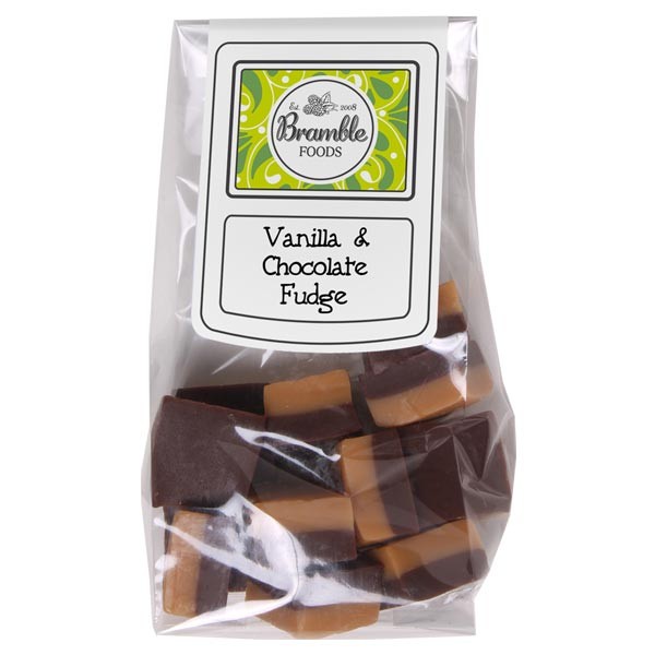 Bramble Foods Vanilla & Chocolate Fudge Confectionery Bag 1 Bramble Foods Vanilla & Chocolate Fudge Confectionery Bag