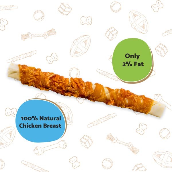 Good Boy Mega Chewy Chicken Twist Single Dog Treat 70g Dog Treat 2 Good Boy Mega Chewy Chicken Twist Single Dog Treat 70g Dog Treat - Image 2