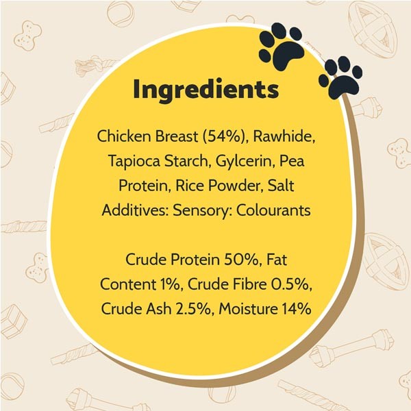 Good Boy Chicken Dumbbells 350g Dog Treat 4 Good Boy Chicken Dumbbells 350g Dog Treat - Image 4