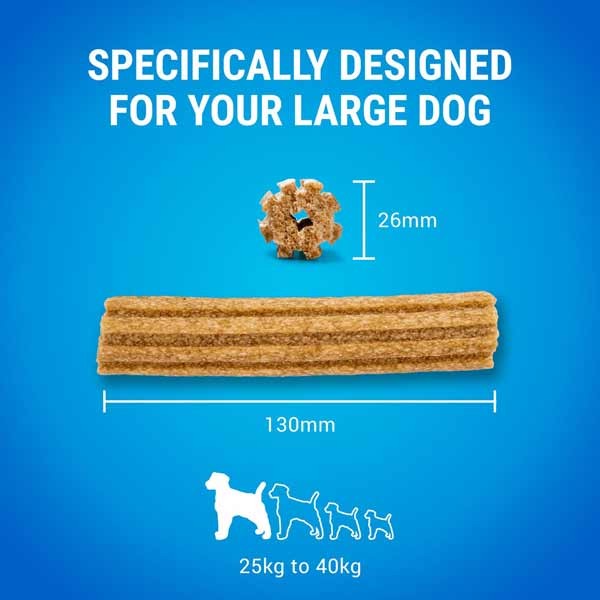 Dentalife Dental Sticks Chicken Large 12 Pack Dog Treat 3 Dentalife Dental Sticks Chicken Large 12 Pack Dog Treat - Image 3