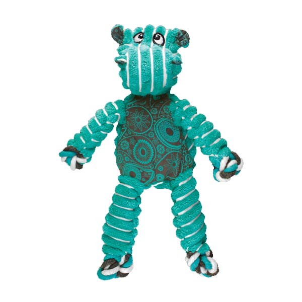 KONG Floppy Knots Hippo Medium/Large Dog Toy 3 KONG Floppy Knots Hippo Medium/Large Dog Toy - Image 3