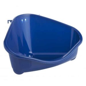 Corner Litter Pan Small/ Medium Blue 35cm