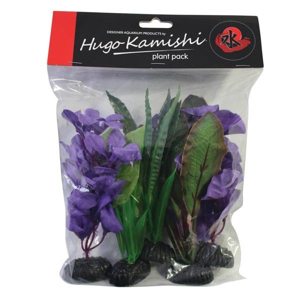 Hugo Kamishi Silk Plant 13cm Purple Mix 5 Pack 1 Hugo Kamishi Silk Plant 13cm Purple Mix 5 Pack
