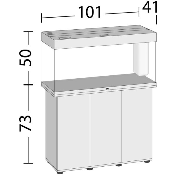 Juwel Rio 180 White LED Aquarium & Cabinet 3 Juwel Rio 180 White LED Aquarium & Cabinet - Image 3
