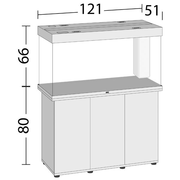Juwel Rio 350 White LED Aquarium & Cabinet 3 Juwel Rio 350 White LED Aquarium & Cabinet - Image 3