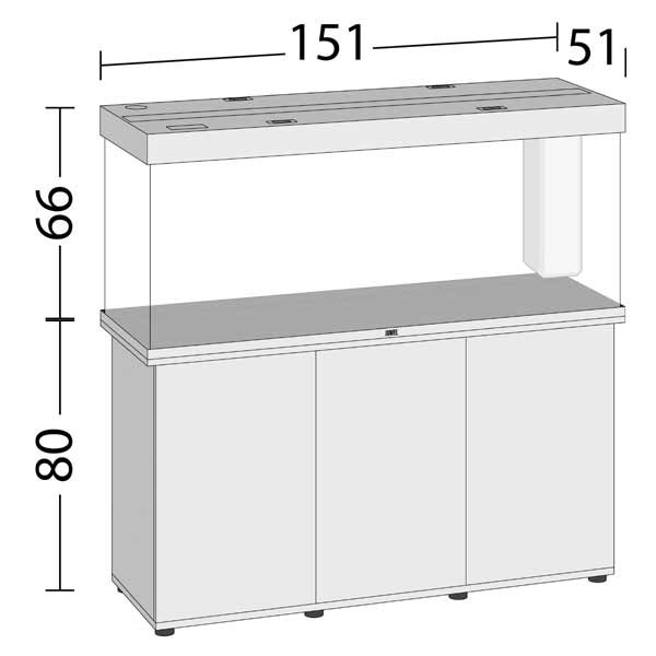 Juwel Rio 450 Black LED Aquarium & Cabinet 3 Juwel Rio 450 Black LED Aquarium & Cabinet - Image 3