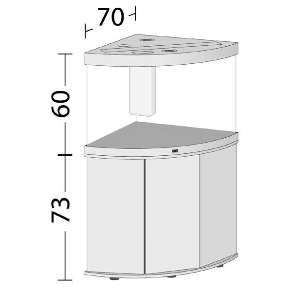 Juwel Trigon 190 Black LED Aquarium & Cabinet 3 Juwel Trigon 190 Black LED Aquarium & Cabinet - Image 3
