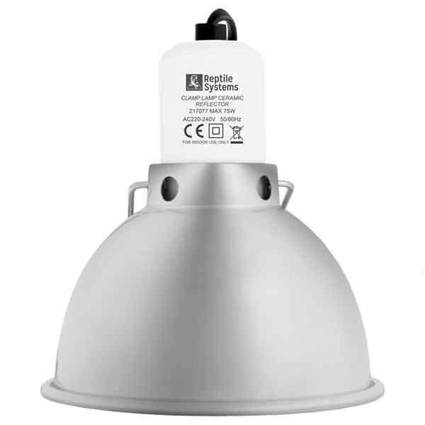 Reptile Systems Ceramic Reflector Clamp Lamp Holder Small 2 Reptile Systems Ceramic Reflector Clamp Lamp Holder Small - Image 2