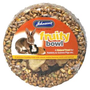 Johnson's Fruity Bowl Large for Rabbits & Guinea Pigs 180g