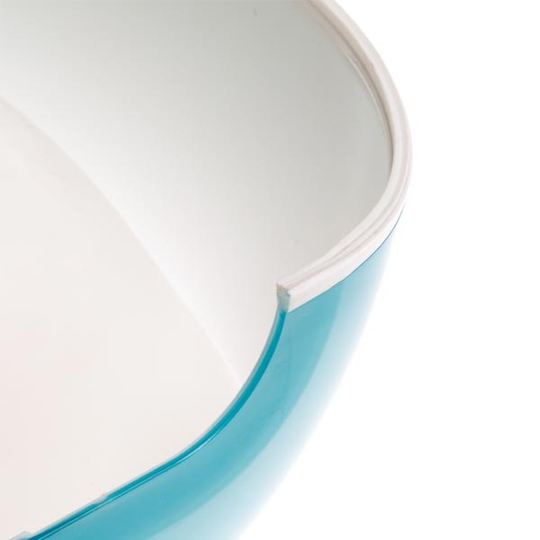 Ferplast Glam Large Light Blue Bowl 2 Ferplast Glam Large Light Blue Bowl - Image 2