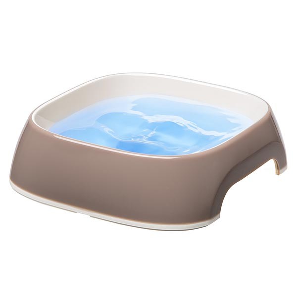 Ferplast Glam Medium Dove Grey Bowl 3 Ferplast Glam Medium Dove Grey Bowl - Image 3