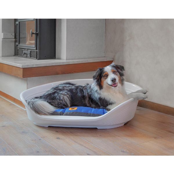Ferplast Siesta Deluxe Plastic Bed Grey Size 10 2 Ferplast Siesta Deluxe Plastic Bed Grey Size 10 - Image 2