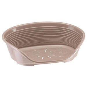 Ferplast Siesta Deluxe Plastic Bed Dove Grey Size 12
