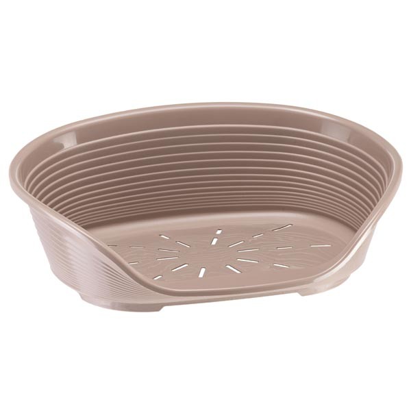 Ferplast Siesta Deluxe Plastic Bed Dove Grey Size 12 1 Ferplast Siesta Deluxe Plastic Bed Dove Grey Size 12
