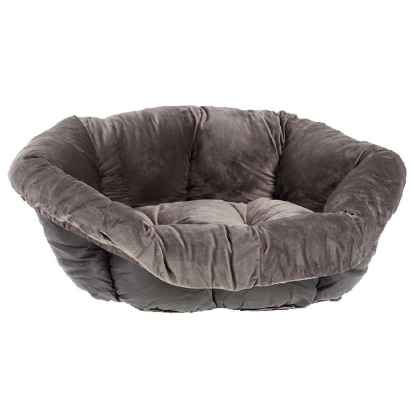 Ferplast Prestige Velvet Grey Sofa Cushion for Siesta Deluxe Beds Size 6 1 Ferplast Prestige Velvet Grey Sofa Cushion for Siesta Deluxe Beds Size 6