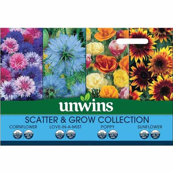 Unwins Scatter & Grow Seed Collection 1 Unwins Scatter & Grow Seed Collection