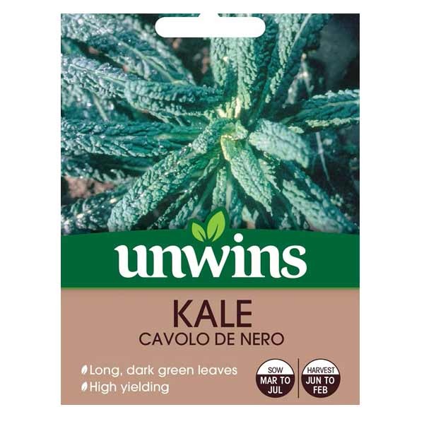 Unwins Kale Cavolo de Nero Seeds 1 Unwins Kale Cavolo de Nero Seeds