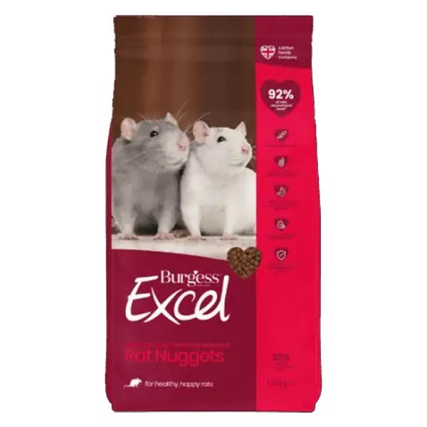 Burgess Excel Rat Nuggets 1.5kg 1 Burgess Excel Rat Nuggets 1.5kg