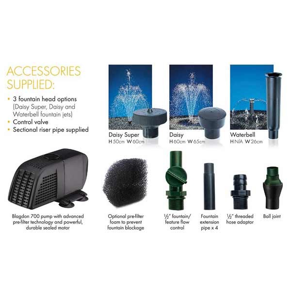 Blagdon Minipond 700 Fountain Pump 4 Blagdon Minipond 700 Fountain Pump - Image 4