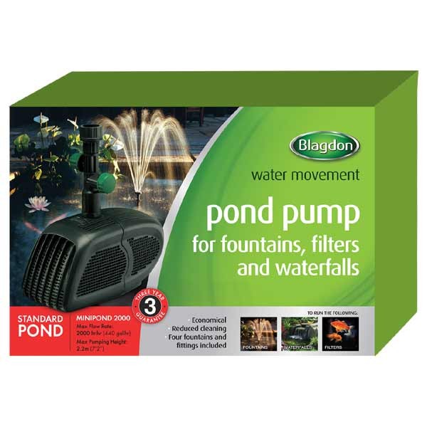 Blagdon Minipond 2000 Fountain Pump 1 Blagdon Minipond 2000 Fountain Pump