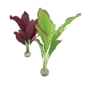biOrb Silk Plant Green & Purple Medium 2 Pack