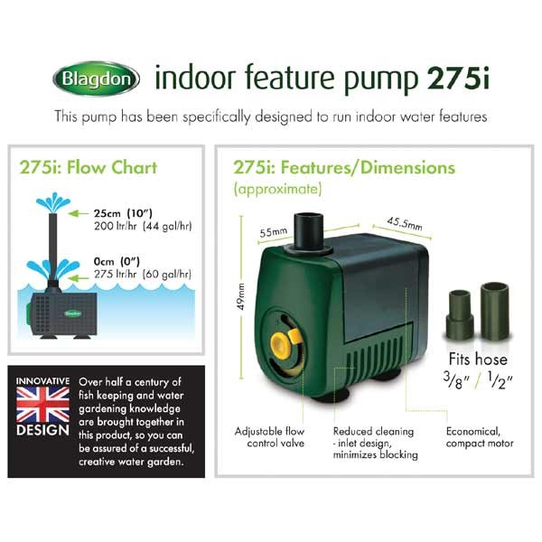 Blagdon Minipond Feature Pump 275i 3 Blagdon Minipond Feature Pump 275i - Image 3
