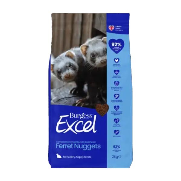 Burgess Excel Ferret Nuggets 2kg 1 Burgess Excel Ferret Nuggets 2kg