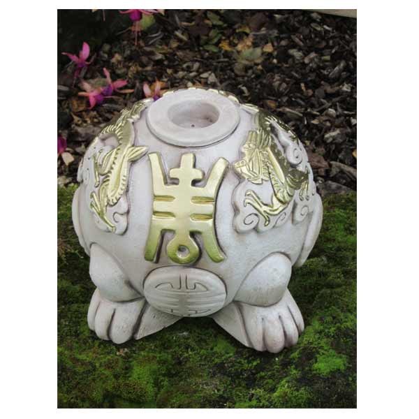 Globe Oriental Stone Garden Ornament 22cm 1 Globe Oriental Stone Garden Ornament 22cm