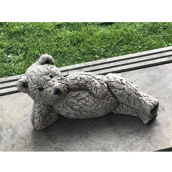 Tony Teddy Stone Garden Ornament 17cm 1 Tony Teddy Stone Garden Ornament 17cm