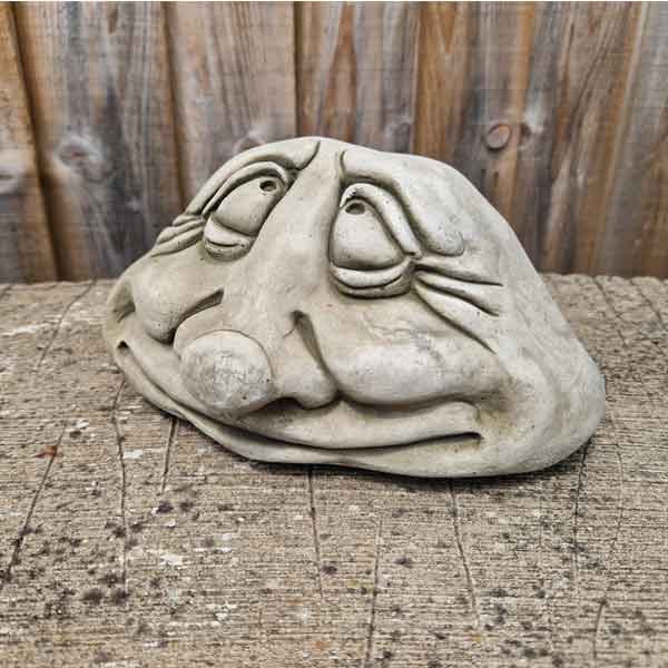 Funny Face Eyes Rock Novelty Stone Garden Ornament 12cm 1 Funny Face Eyes Rock Novelty Stone Garden Ornament 12cm