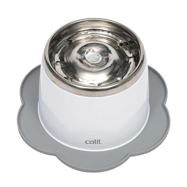 Catit Flower Placemat Grey Medium 3 Catit Flower Placemat Grey Medium - Image 3